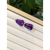 26.31 Ct.Tw.Total Carat Weight Amethyst Pair from Bolivia Life Style