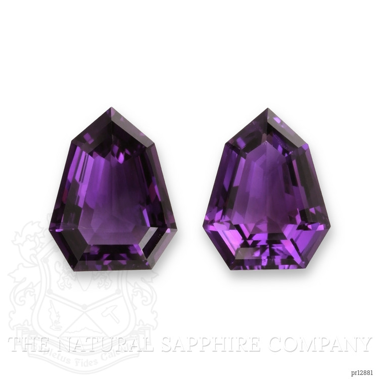25.26 Ct.Tw. Amethyst Pair from Bolivia