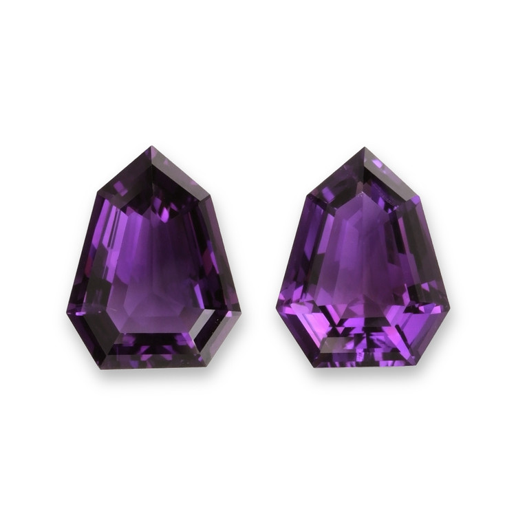 25.26 Ct.Tw. Amethyst Pair from Bolivia