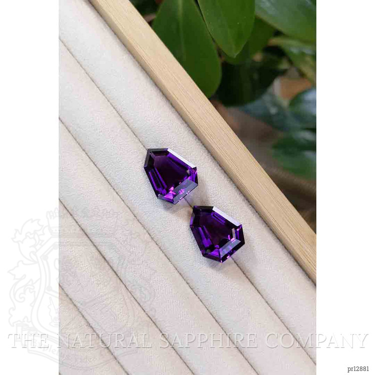 25.26 Ct.Tw. Amethyst Pair from Bolivia