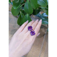26.38 Ct.Tw.Total Carat Weight Purple Amethyst Pair from Bolivia Life Style