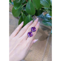 26.38&nbsp;Ct.Tw.Total Carat Weight Purple Amethyst Pair from Bolivia Life Style