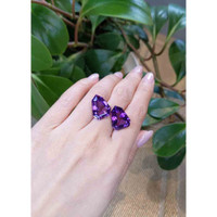 20.16&nbsp;Ct.Tw.Total Carat Weight Amethyst Pair from Bolivia Life Style