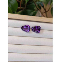 20.16 Ct.Tw.Total Carat Weight Amethyst Pair from Bolivia Life Style