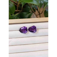 23.05 Ct.Tw.Total Carat Weight Amethyst Pair from Bolivia Life Style