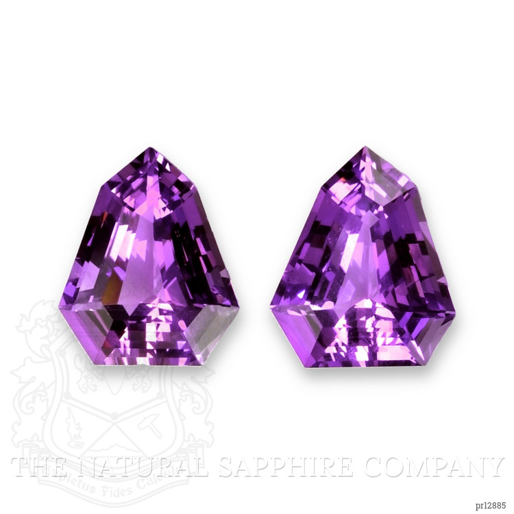 14.81 Ct.Tw. Amethyst Pair from Bolivia