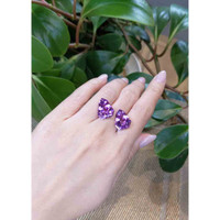 14.81 Ct.Tw.Total Carat Weight Amethyst Pair from Bolivia Life Style