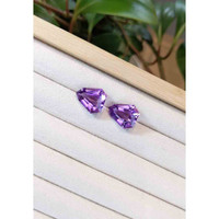 14.81&nbsp;Ct.Tw.Total Carat Weight Amethyst Pair from Bolivia Life Style