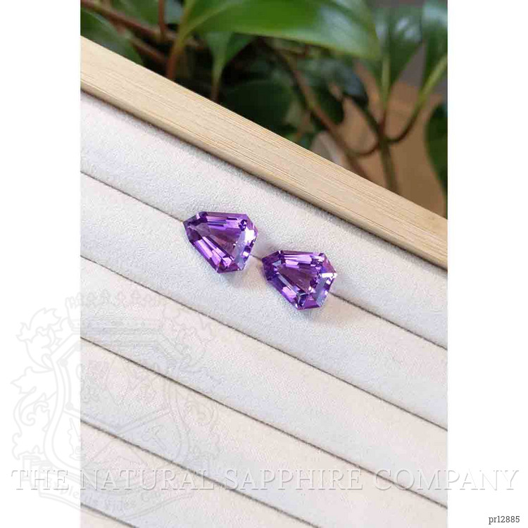 14.81 Ct.Tw. Amethyst Pair from Bolivia
