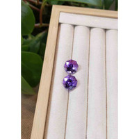 12.51&nbsp;Ct.Tw.Total Carat Weight Amethyst Pair from Bolivia Life Style