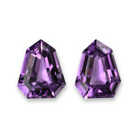 14.72&nbsp;Ct.Tw.Total Carat Weight Amethyst Pair from Bolivia Video