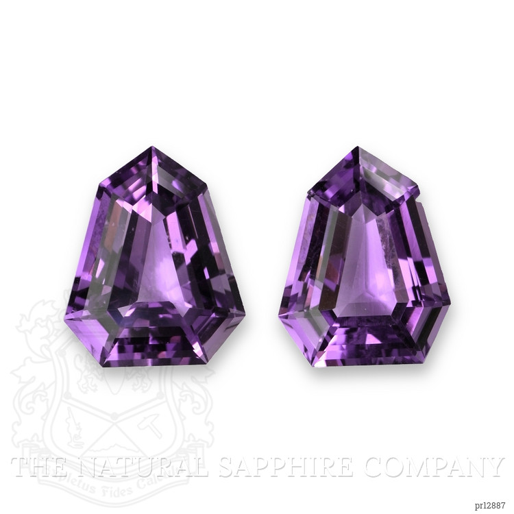 14.72 Ct.Tw. Amethyst Pair from Bolivia