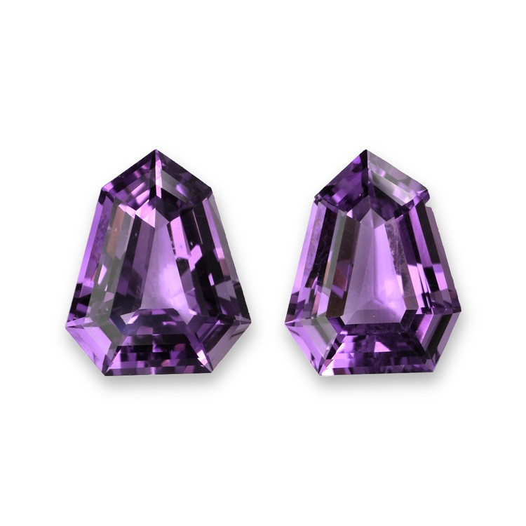 14.72 Ct.Tw. Amethyst Pair from Bolivia