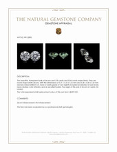 1.62 Ct.Tw.Total Carat Weight Zircon Pair from Ceylon (Sri Lanka) Appraisal