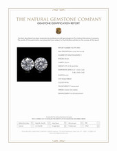 1.62 Ct.Tw.Total Carat Weight White Zircon Pair from Ceylon (Sri Lanka) Scan Report
