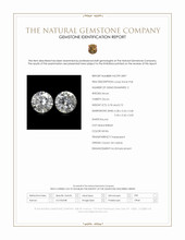 1.53 Ct.Tw.Total Carat Weight White Zircon Pair from Ceylon (Sri Lanka) Scan Report