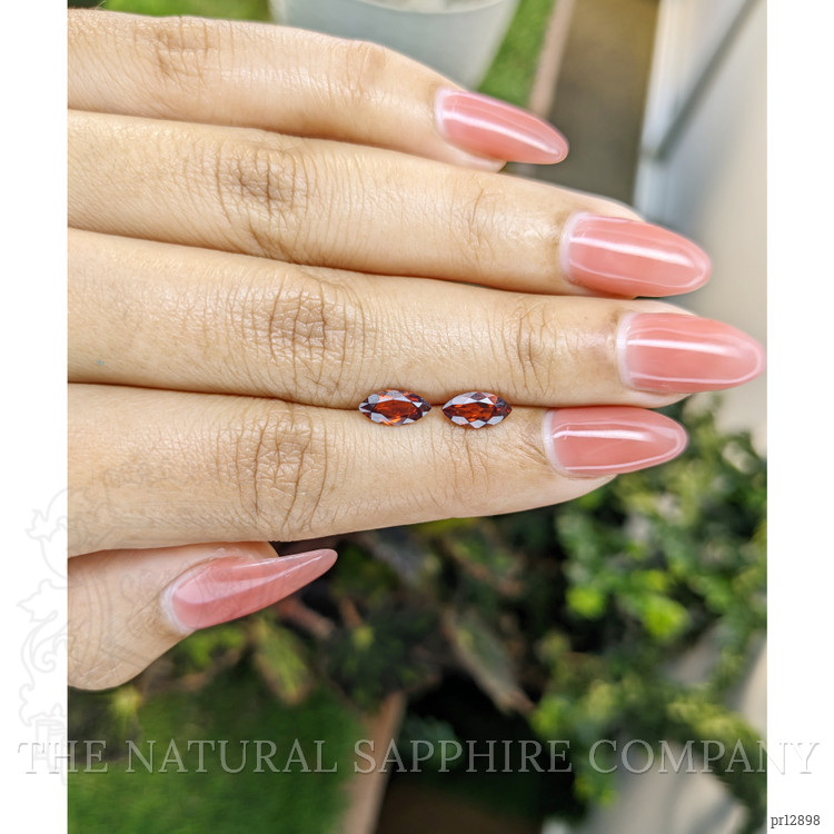 1.77 Ct.Tw. Garnet Pair from Ceylon (Sri Lanka)