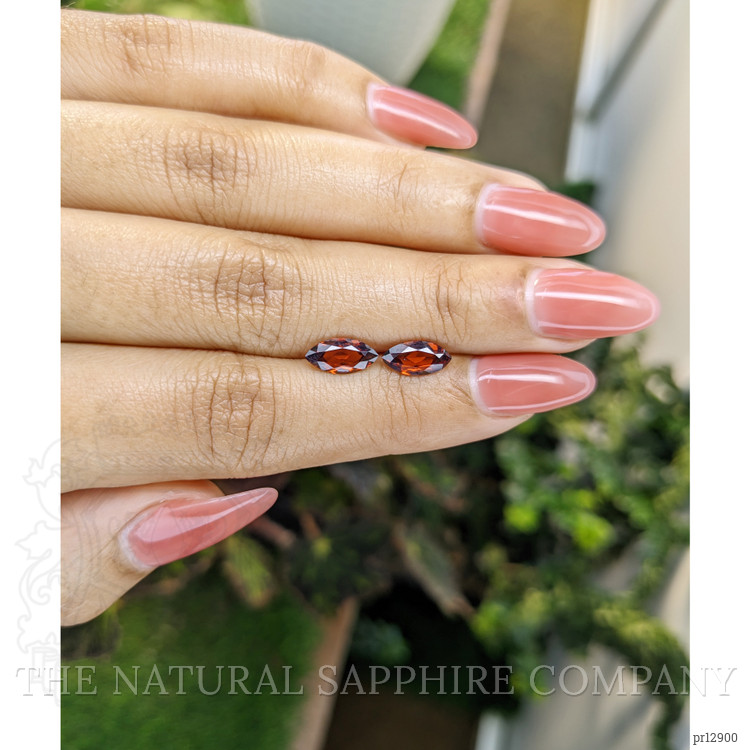 2.18 Ct.Tw. Garnet Pair from Ceylon (Sri Lanka)