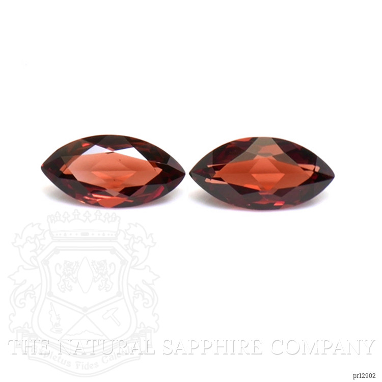2.43 Ct.Tw. Garnet Pair from Ceylon (Sri Lanka)