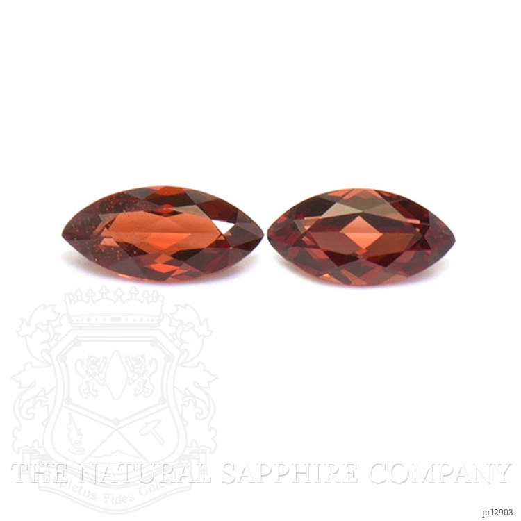 1.87 Ct.Tw. Garnet Pair from Ceylon (Sri Lanka)
