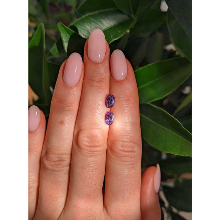 1.64 Ct.Tw. Alexandrite Pair from Brazil