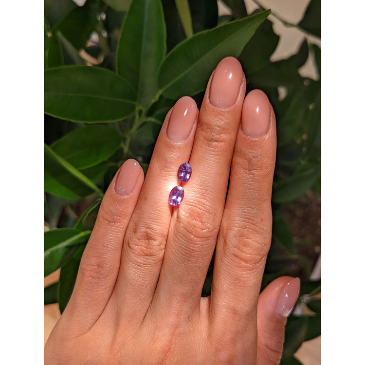 1.64 Ct.Tw. Alexandrite Pair from Brazil