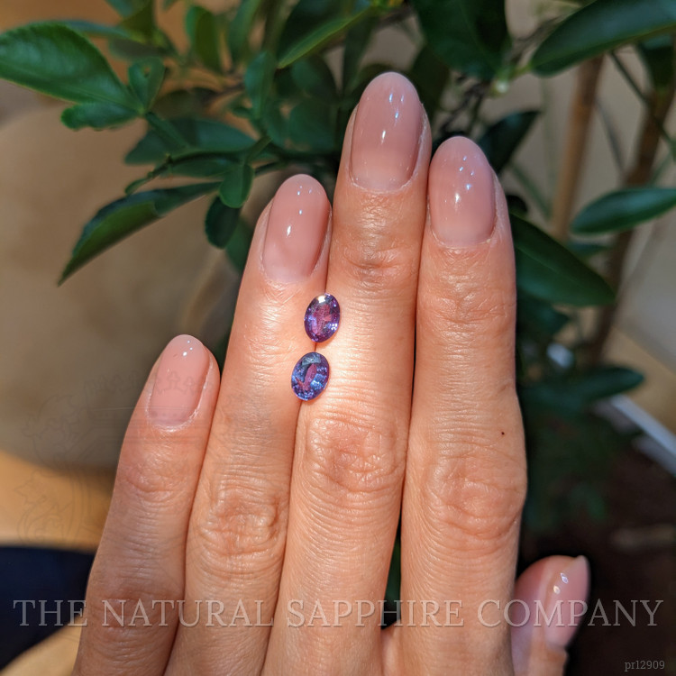 2.04 Ct.Tw. Alexandrite Pair from Brazil