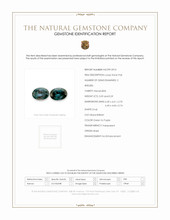 1.18 Ct.Tw.Total Carat Weight Alexandrite Pair from Brazil Scan Report