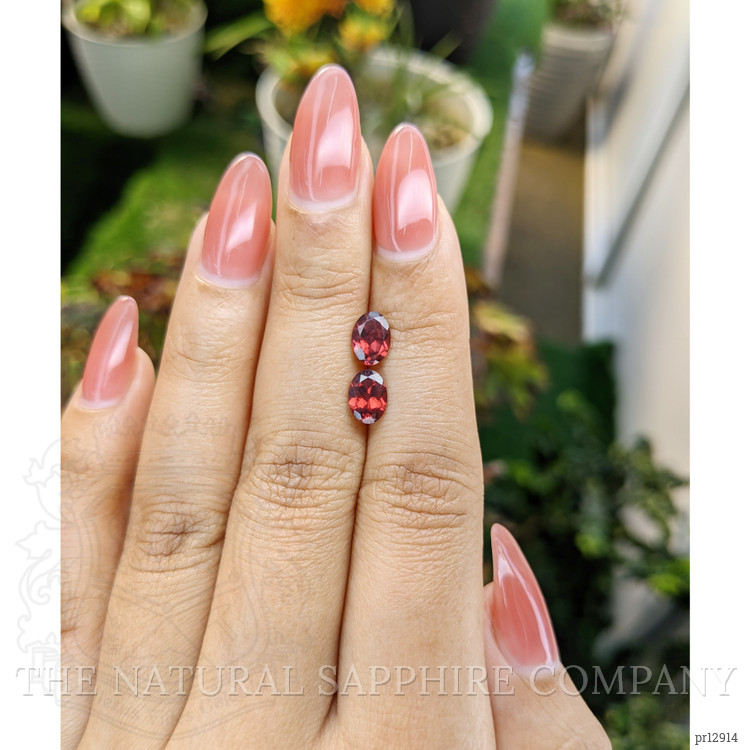 1.98 Ct.Tw. Garnet Pair from Ceylon (Sri Lanka)