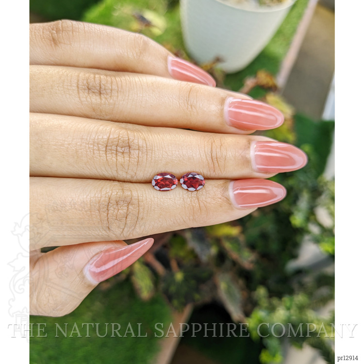 1.98 Ct.Tw. Garnet Pair from Ceylon (Sri Lanka)