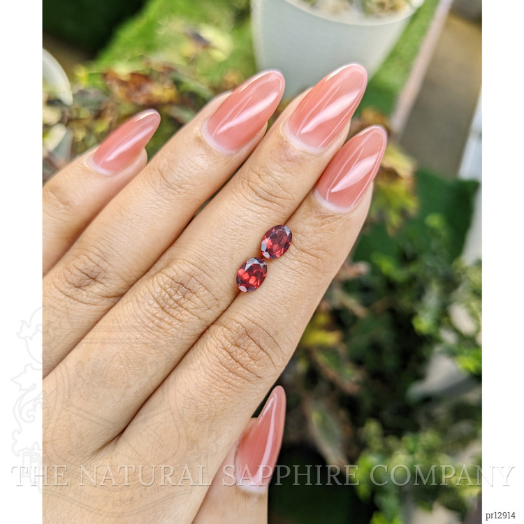 1.98 Ct.Tw. Garnet Pair from Ceylon (Sri Lanka)