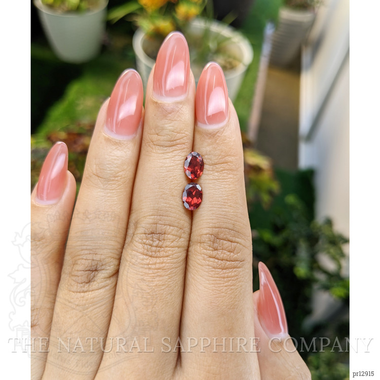 1.80 Ct.Tw. Garnet Pair from Ceylon (Sri Lanka)