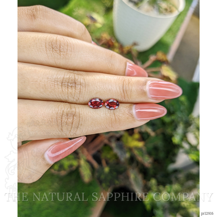 1.77 Ct.Tw. Garnet Pair from Ceylon (Sri Lanka)