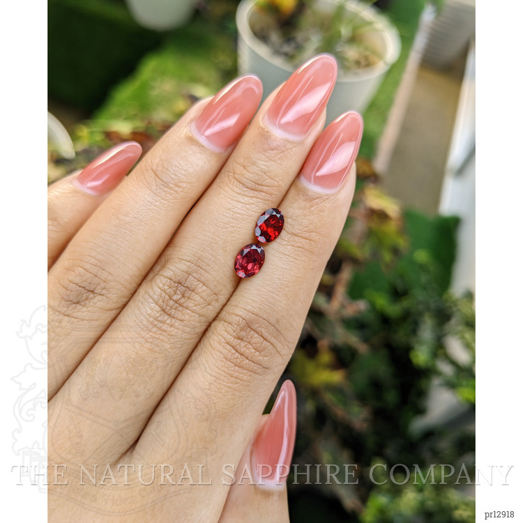 1.96 Ct.Tw. Garnet Pair from Ceylon (Sri Lanka)