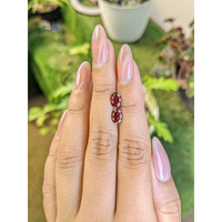 1.89&nbsp;Ct.Tw.Total Carat Weight Garnet Pair from Ceylon (Sri Lanka) Life Style