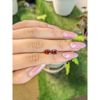 1.86&nbsp;Ct.Tw.Total Carat Weight Garnet Pair from Ceylon (Sri Lanka) Life Style