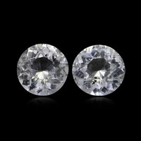 1.74 Ct.Tw. Round Topaz Pair