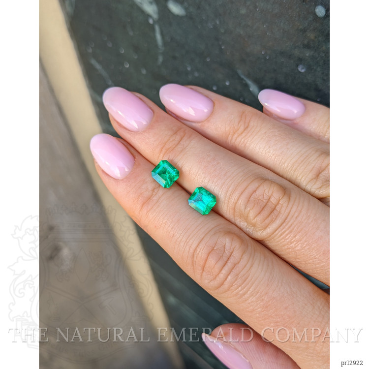 2.09 Ct.Tw. Emerald Pair from Colombia