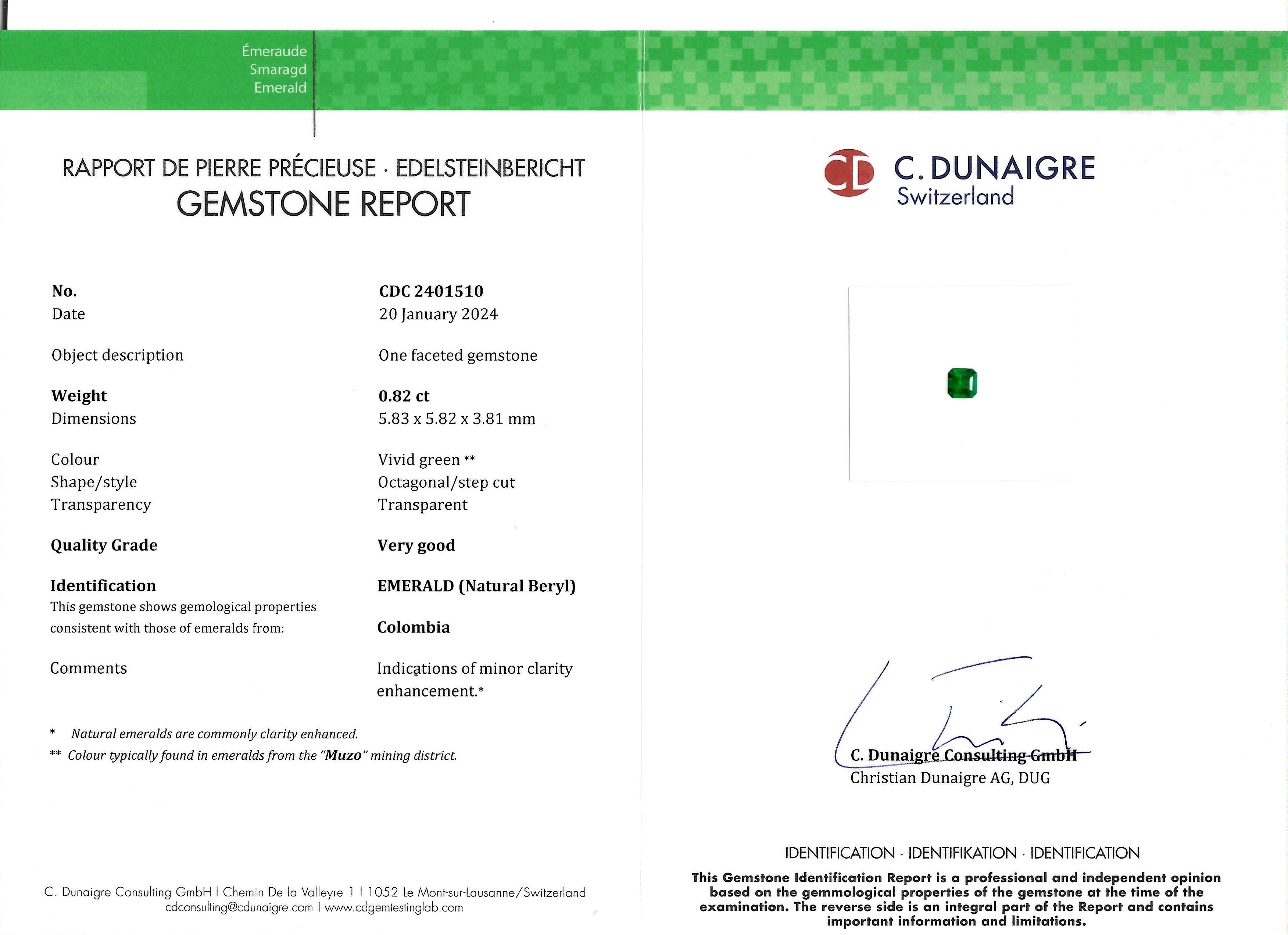 1.68 Ct.Tw. Emerald Pair from Colombia