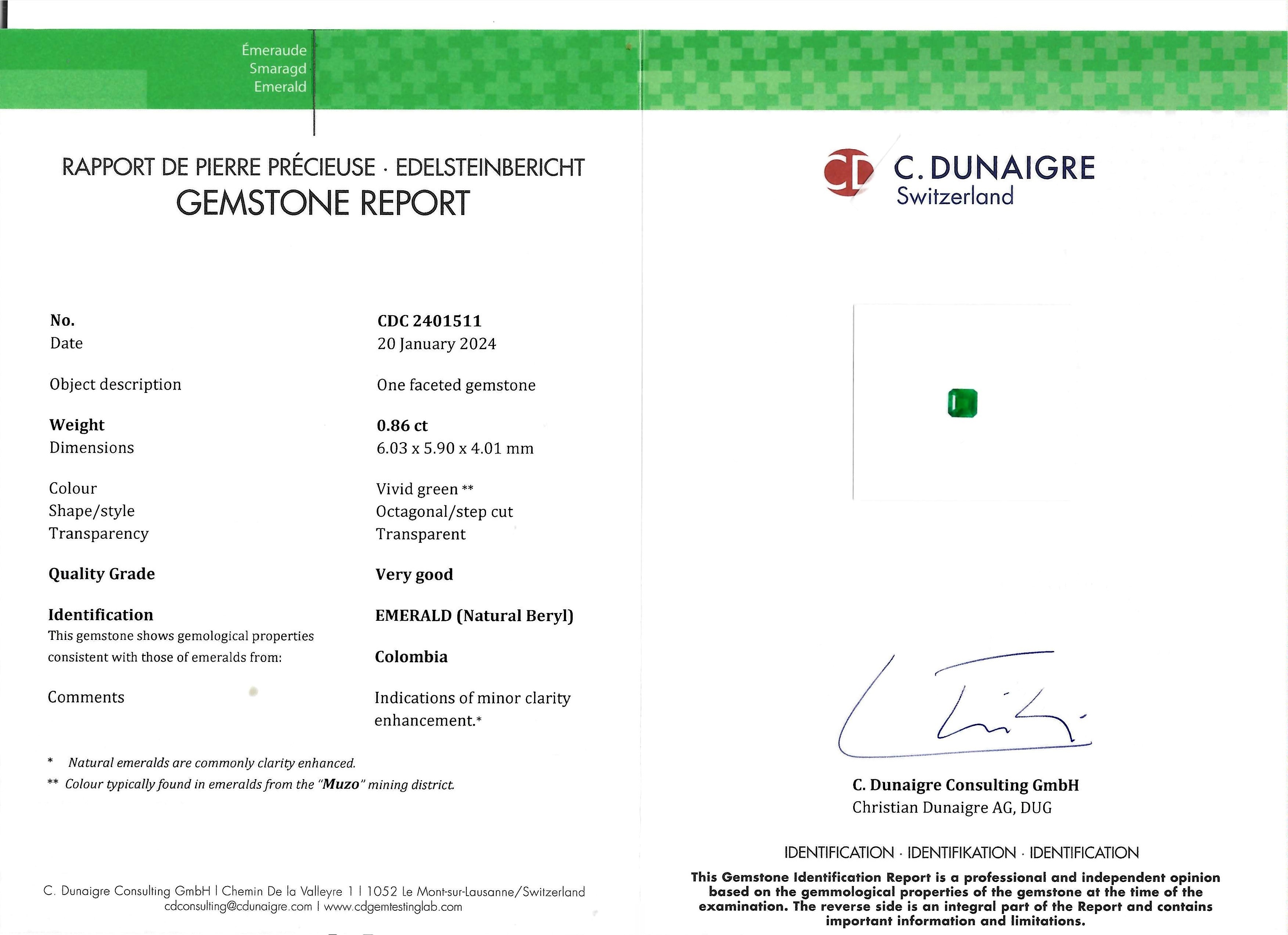 1.68 Ct.Tw. Emerald Pair from Colombia