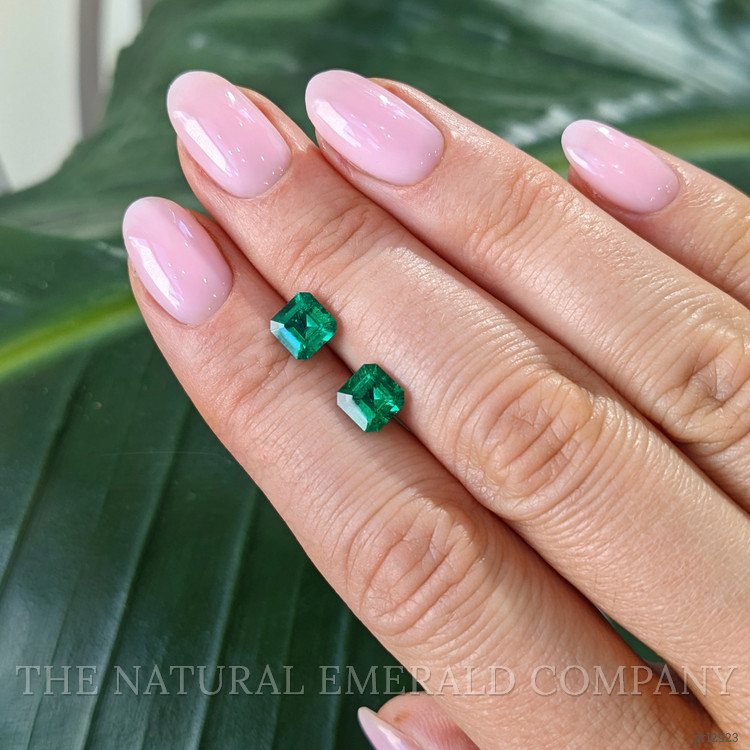 1.68 Ct.Tw. Emerald Pair from Colombia