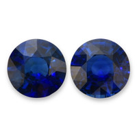 1.00&nbsp;Ct.Tw.Total Carat Weight Blue Sapphire Pair from Ceylon (Sri Lanka) Video