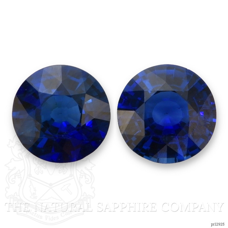 1.00 Ct.Tw. Blue Sapphire Pair from Ceylon (Sri Lanka)
