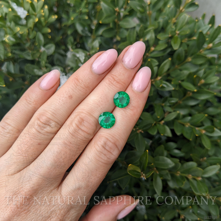 5.31 Ct.Tw. Emerald Pair from Zambia
