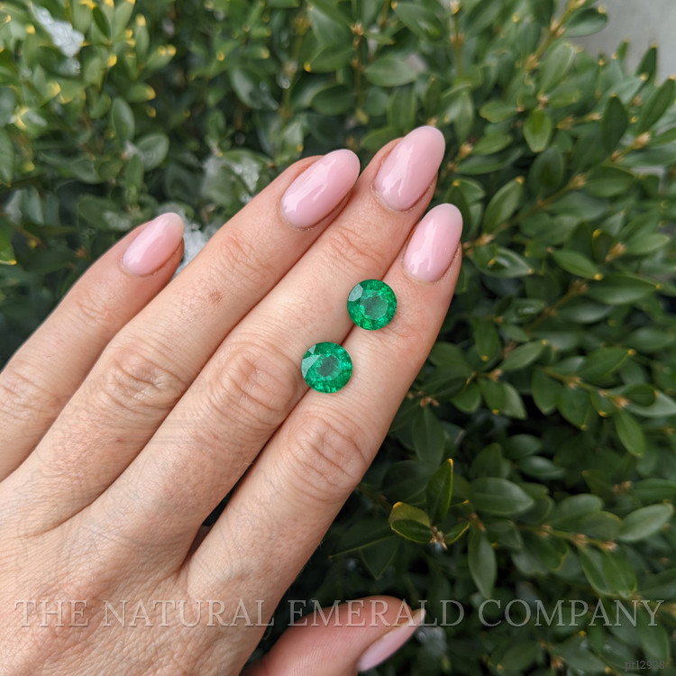 5.31 Ct.Tw. Emerald Pair from Zambia