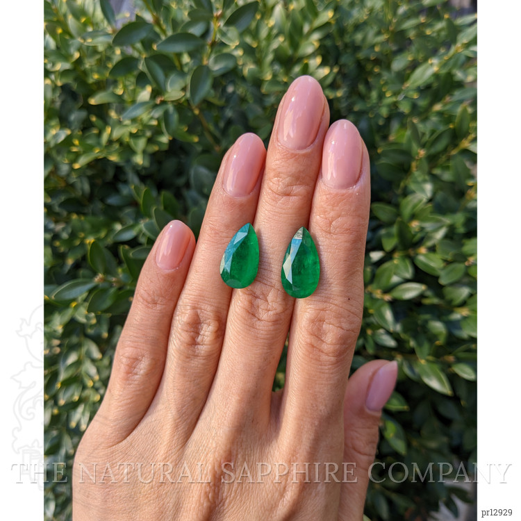 10.27 Ct.Tw. Emerald Pair from Colombia