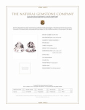 0.81 Ct.Tw.Total Carat Weight Pink Morganite Pair from Brazil Scan Report