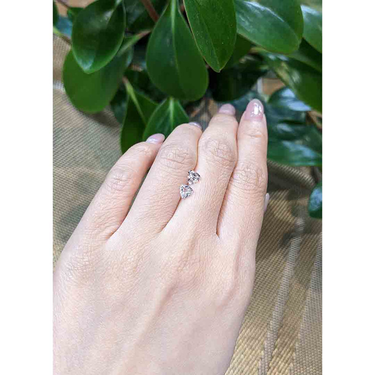 0.81 Ct.Tw. Morganite Pair from Brazil