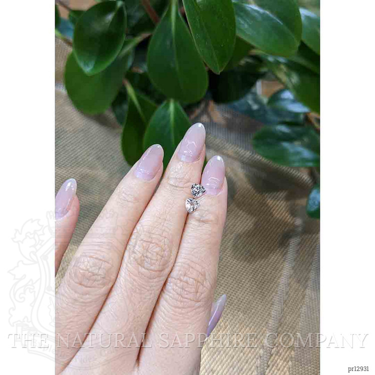 0.81 Ct.Tw. Morganite Pair from Brazil