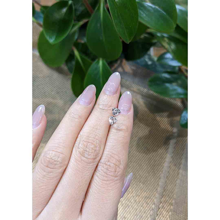 0.81 Ct.Tw. Morganite Pair from Brazil